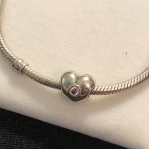 Pandora Pink Heart Charm